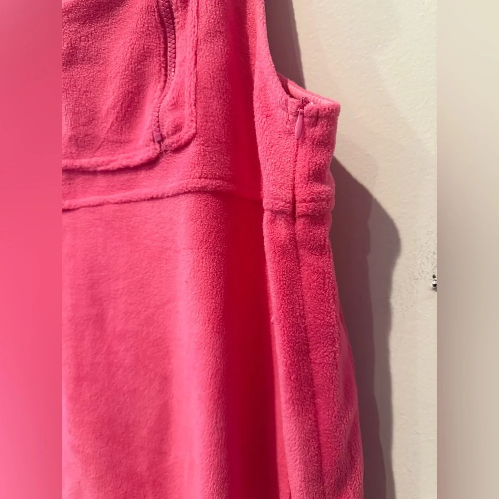 Zaful Bright Pink Sherpa Overalls for Women - Picture 7 of 9